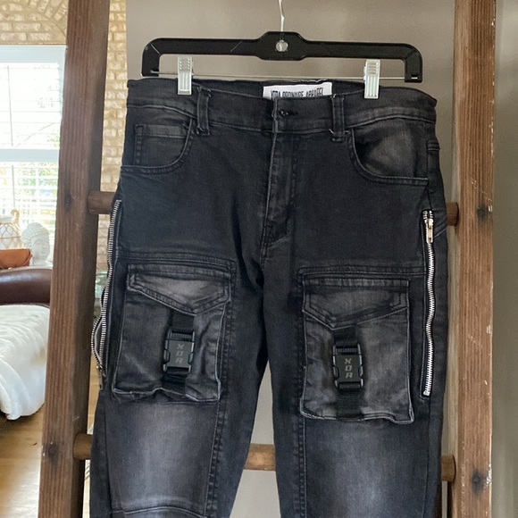 XTRA ORDINAIRE APPAREL Washington DC LUXURY STREET WEAR HIP HOP 32 JEANS - Picture 2 of 7